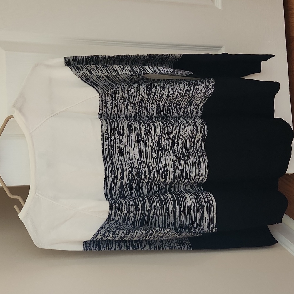 Karen Scott sweater medium black and white - Picture 5 of 12